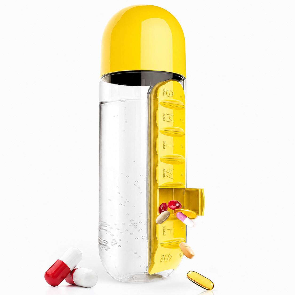 🔥Hot Sale 49% OFF🔥Portable Pill Box Water Cup