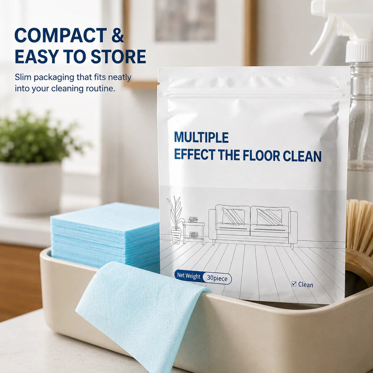 Compact and easy to store