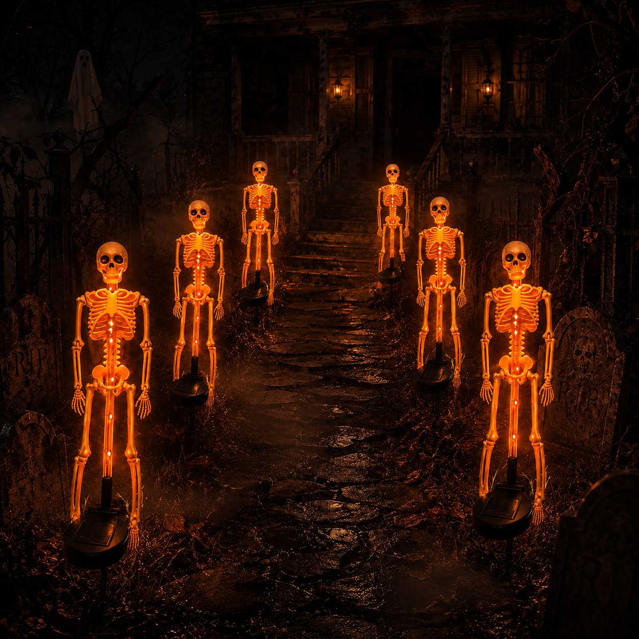 🔥 50% OFF TODAY💀 Solar Skeleton Yard Stake