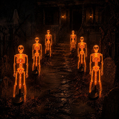 🔥 50% OFF TODAY💀 Solar Skeleton Yard Stake