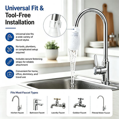 🔥Hot Sale 50% OFF🔥[Fits Faucets < 1'] 50 cotton filter bags, Multi-scene Filter 🚰