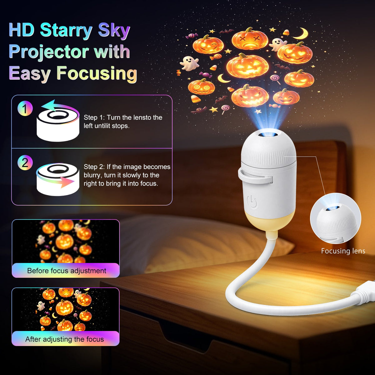 Halloween Galaxy Projector