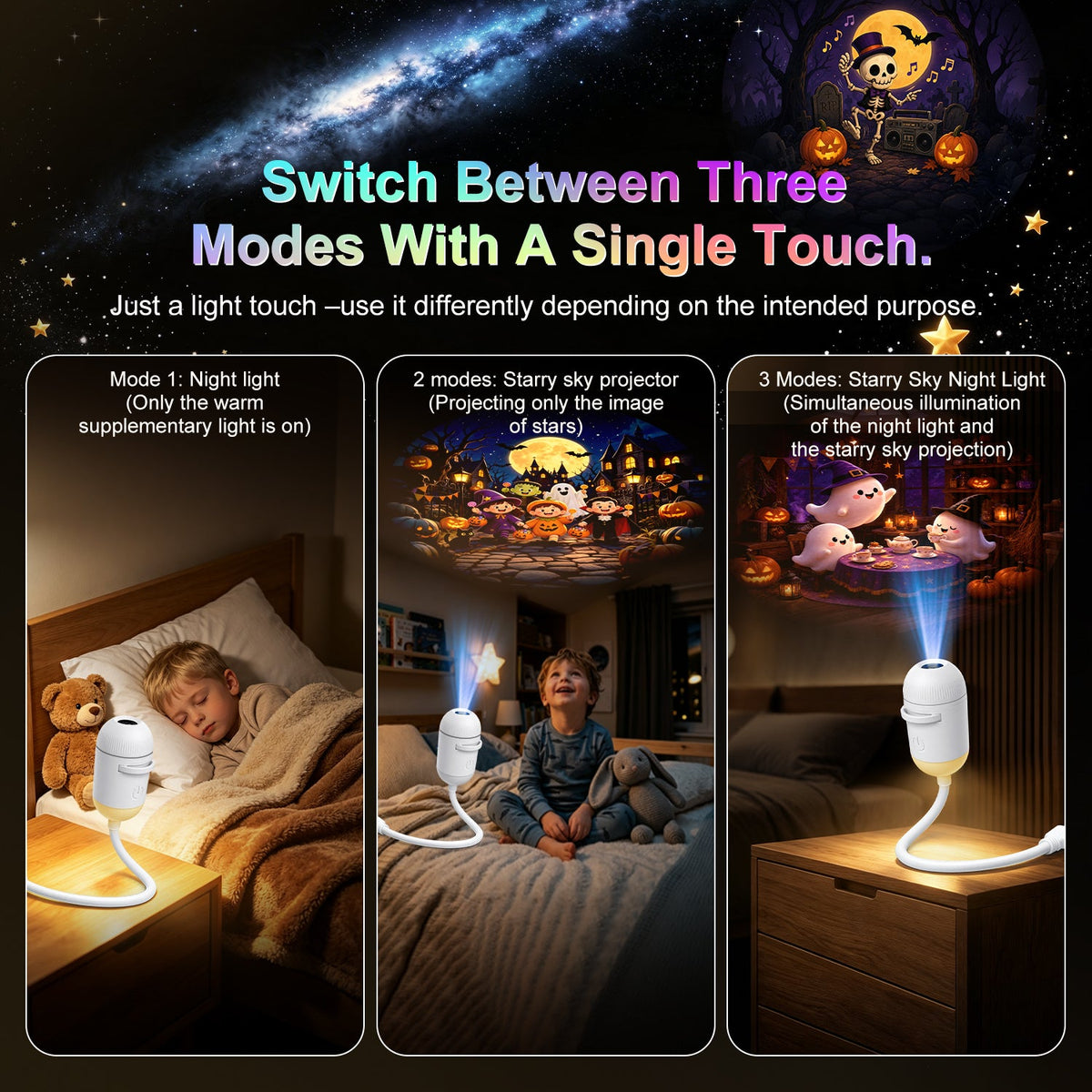 Halloween Galaxy Projector
