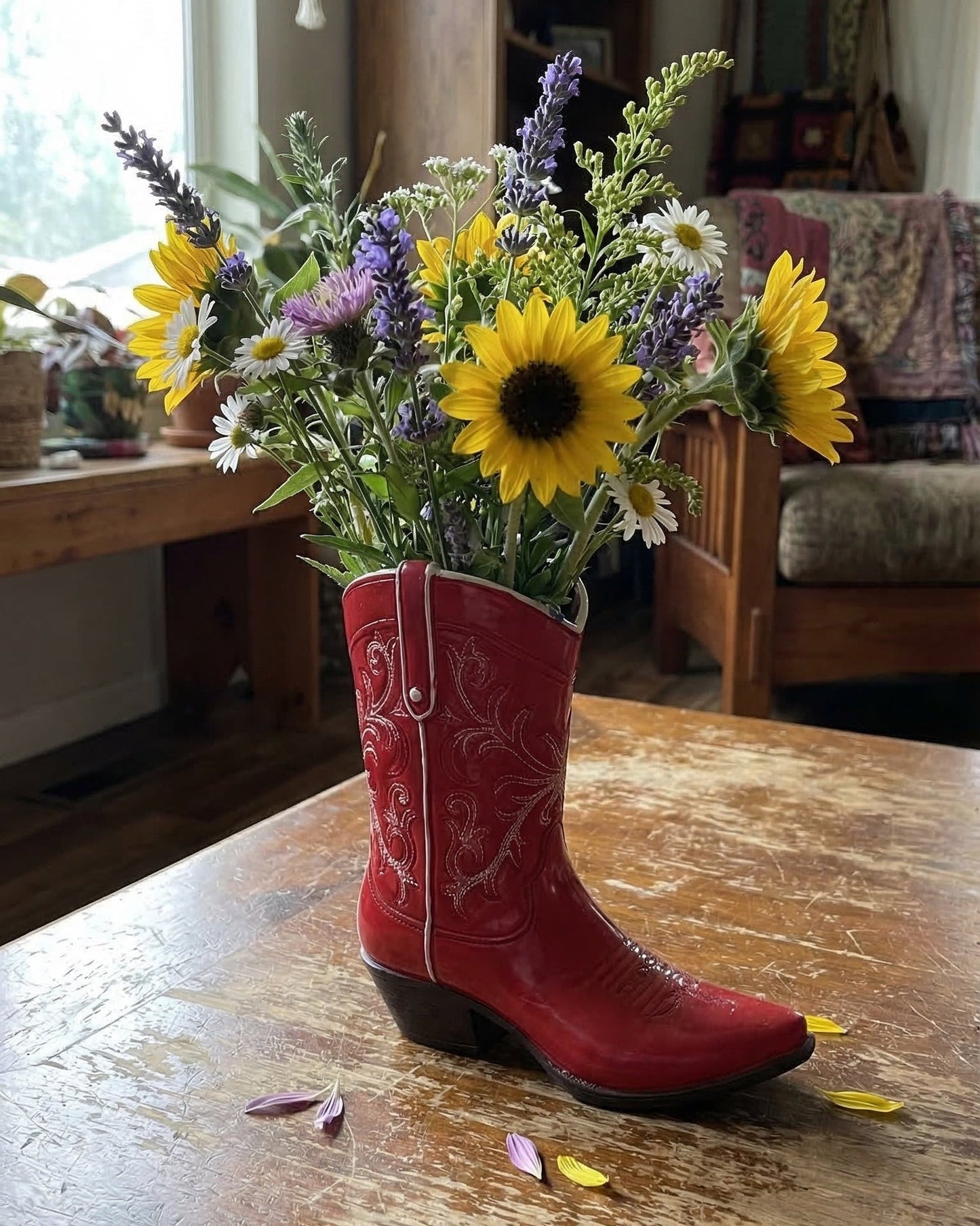 Cowboy Boot Vases