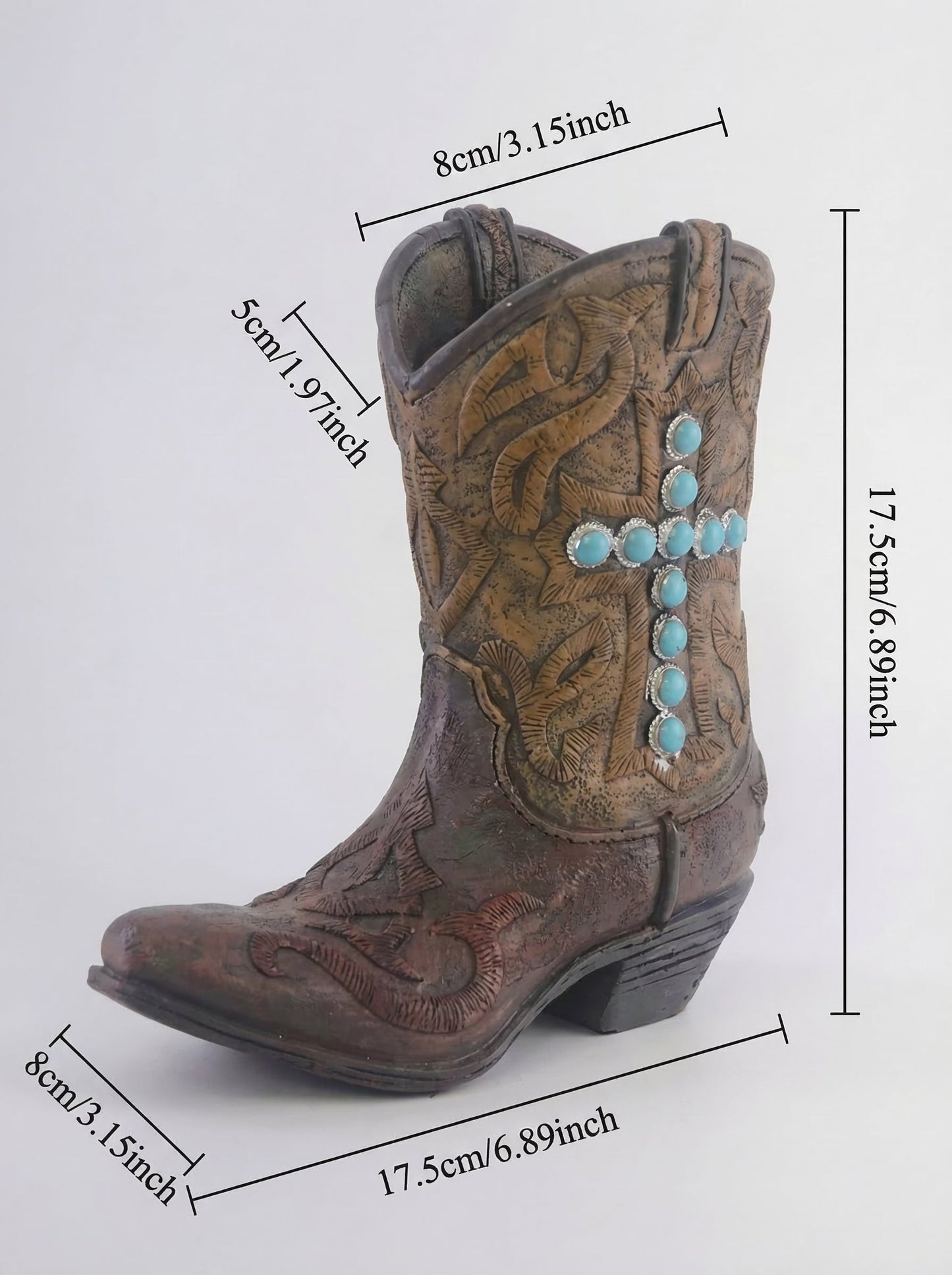 Cowboy Boot Vases