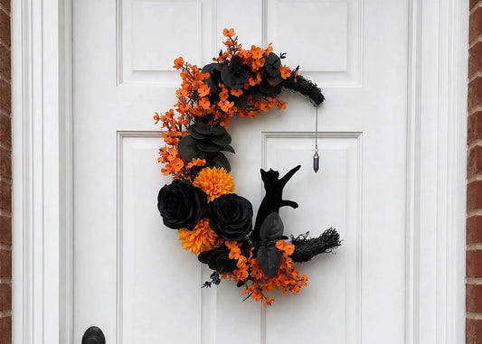 🎃🐈‍⬛Halloween Cat Wreaths