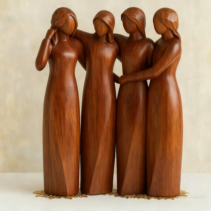 Celebrates Friendships Sisters Sculpture