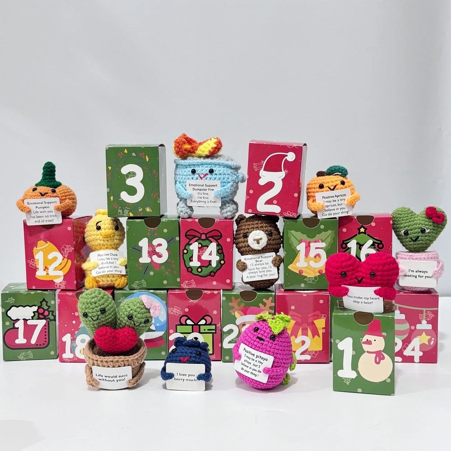 🎄 Christmas Early Bird Sale 50% OFF – 24-Day Heartwarming Crochet Advent Calendar | Daily Christmas Surprise Blind Box 🎁