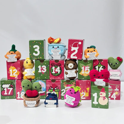 🎄 Christmas Early Bird Sale 50% OFF – 24-Day Heartwarming Crochet Advent Calendar | Daily Christmas Surprise Blind Box 🎁