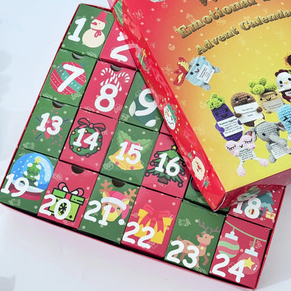 🎄 Christmas Early Bird Sale 50% OFF – 24-Day Heartwarming Crochet Advent Calendar | Daily Christmas Surprise Blind Box 🎁