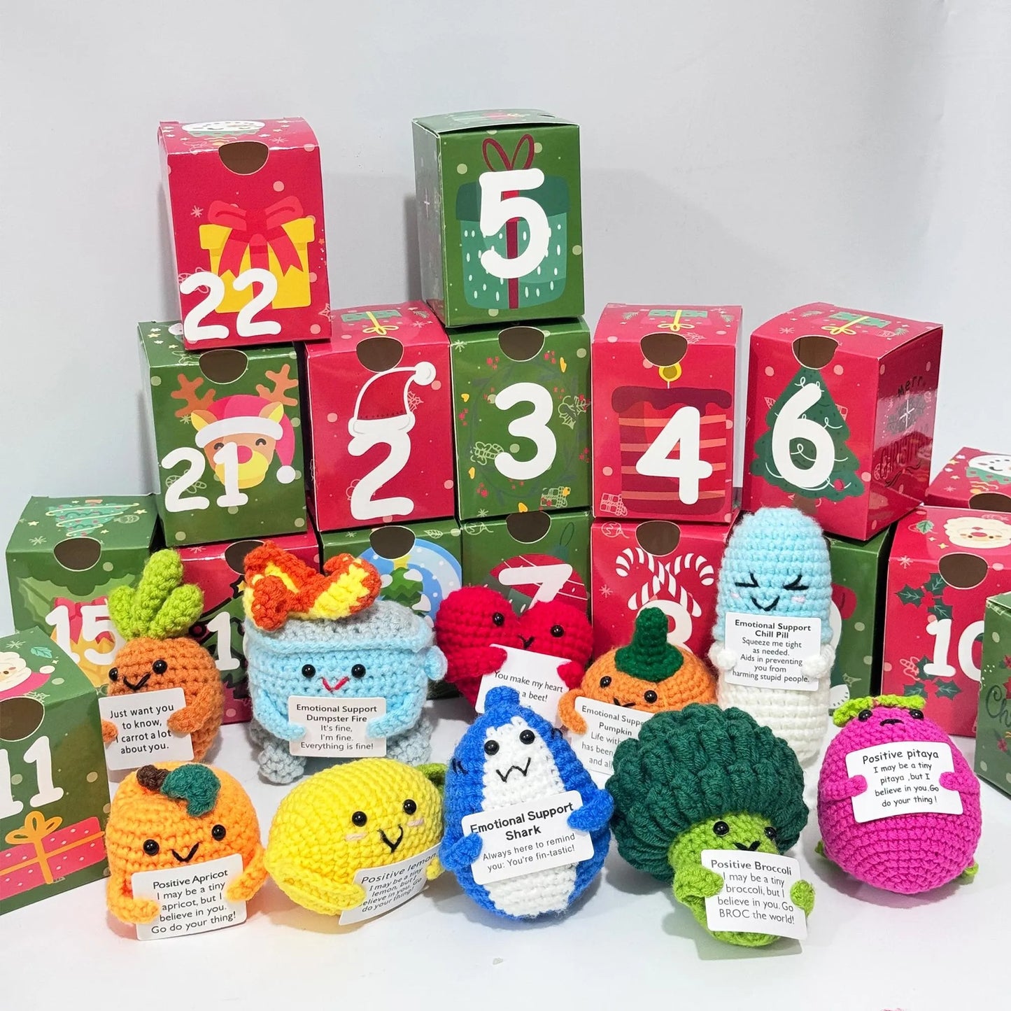 🎄 Christmas Early Bird Sale 50% OFF – 24-Day Heartwarming Crochet Advent Calendar | Daily Christmas Surprise Blind Box 🎁