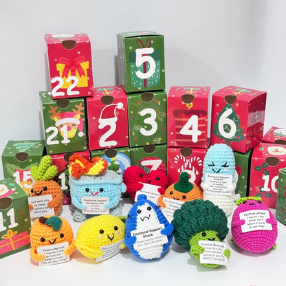 🎄 Christmas Early Bird Sale 50% OFF – 24-Day Heartwarming Crochet Advent Calendar | Daily Christmas Surprise Blind Box 🎁
