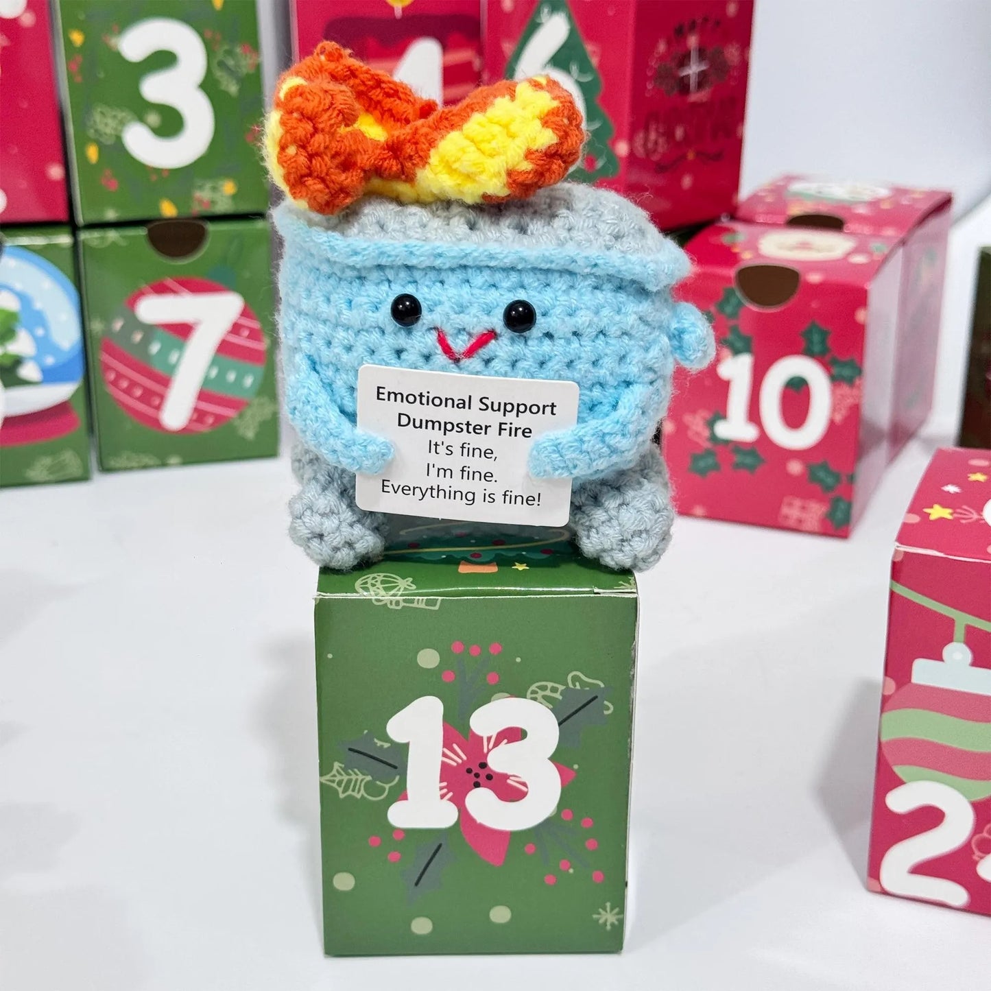 🎄 Christmas Early Bird Sale 50% OFF – 24-Day Heartwarming Crochet Advent Calendar | Daily Christmas Surprise Blind Box 🎁
