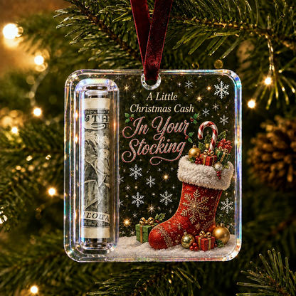 🔥LAST DAY 41% OFF - 🎄Christmas Cash Gift Ornament- Make Cash Feel Like A Real Christmas Gift💵