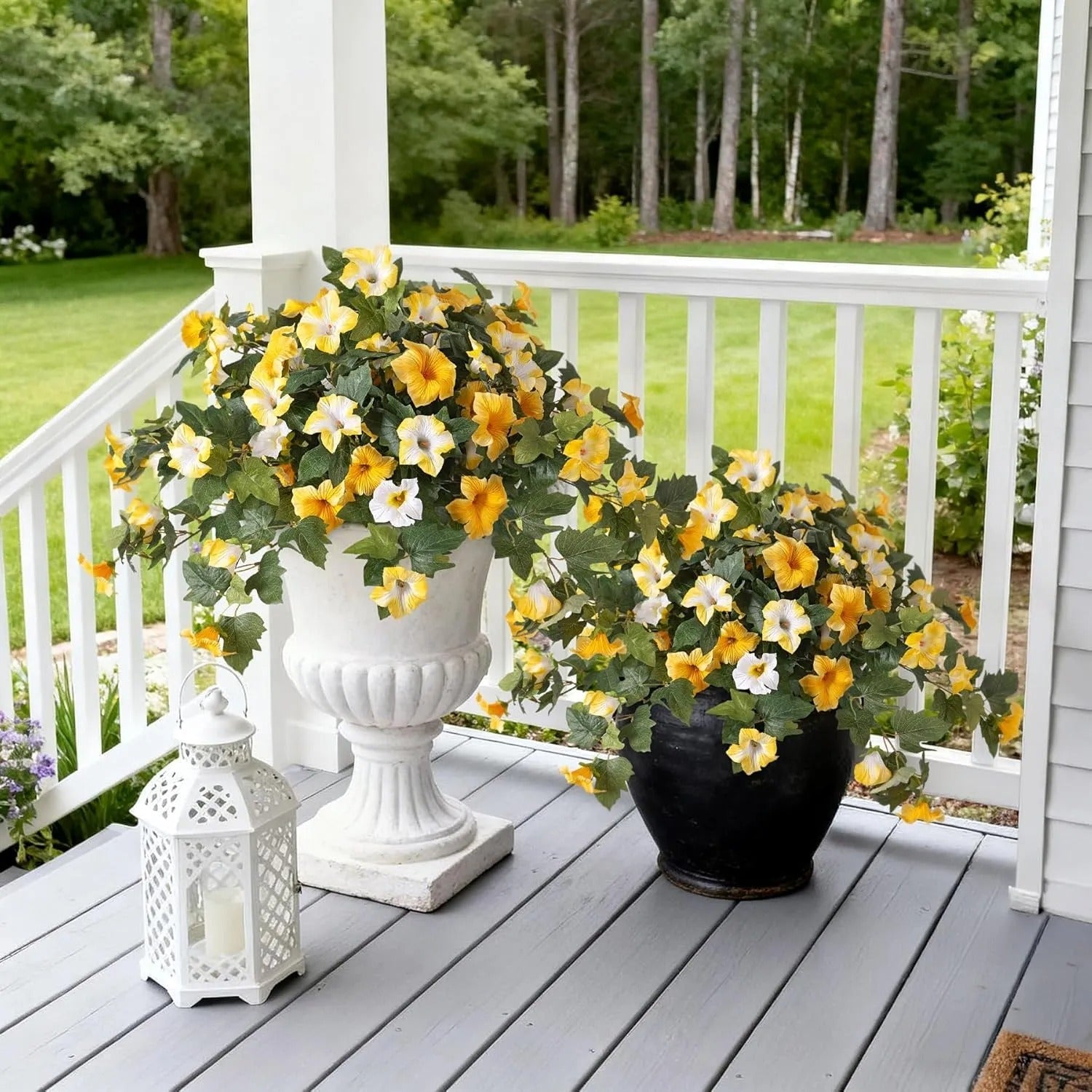 Last Day 61% OFF🔥 Fade-Proof, UV-Resistant Artificial Petunias – Vibrant, Colorfast Outdoor Flowers for Patio & Garden
