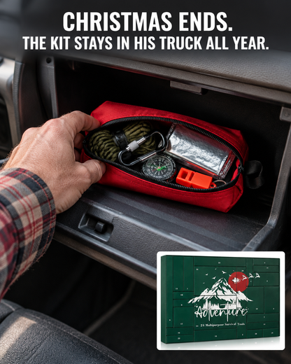 Survival Kit Advent Calendar: 24 Real Tools, 1 Complete Kit by Christmas