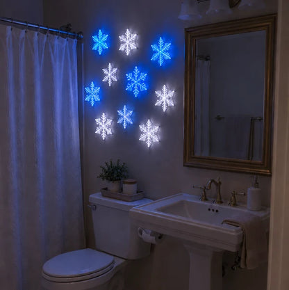 🎄Christmas Sale 49% OFF🔥LED Snowflake Wall Set