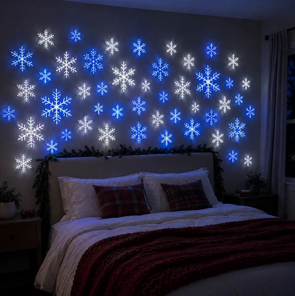 🎄Christmas Sale 49% OFF🔥LED Snowflake Wall Set