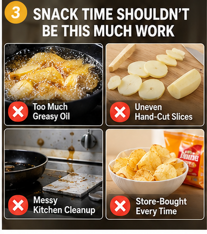 🔥 Limited time 50% off – Microwave potato chip maker set