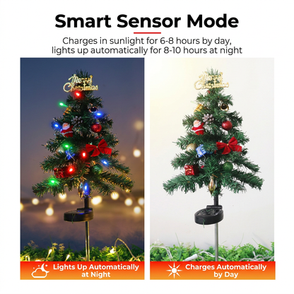 Solar Christmas Tree Stake Lights