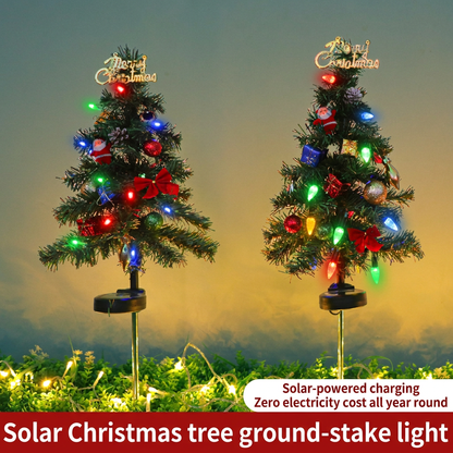 Solar Christmas Tree Stake Lights
