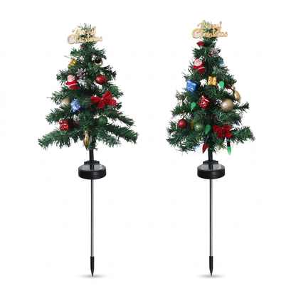 Solar Christmas Tree Stake Lights