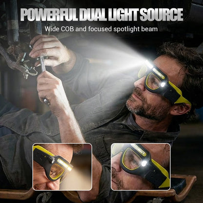 ⏳Limited-time 56% off⏰Rechargeable LED Glasses Headlamp