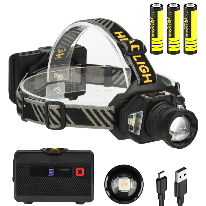 🔥Limited-time 50% off 🔥Headl light with multi-color zoom sensor
