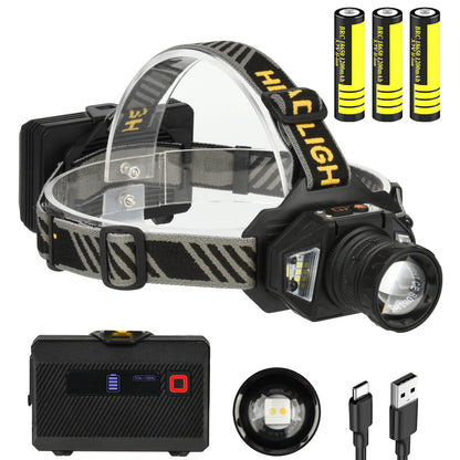 🔥Limited-time 50% off 🔥Headl light with multi-color zoom sensor