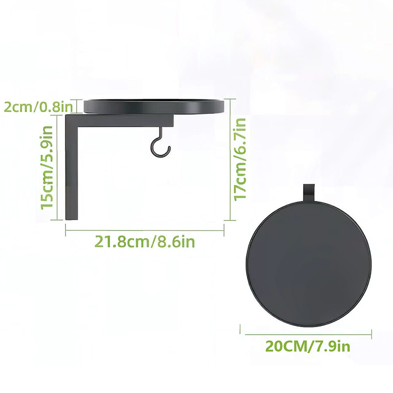 🐦 LIMITED-TIME 50% OFF! 🌿 Wall-Mounted Metal Bird Bath – Dual-Function, Iron, Space-Saving 🏡