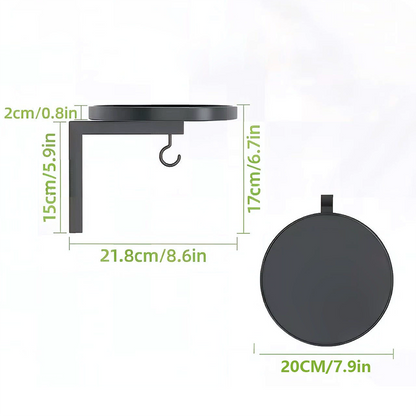 🐦 LIMITED-TIME 50% OFF! 🌿 Wall-Mounted Metal Bird Bath – Dual-Function, Iron, Space-Saving 🏡