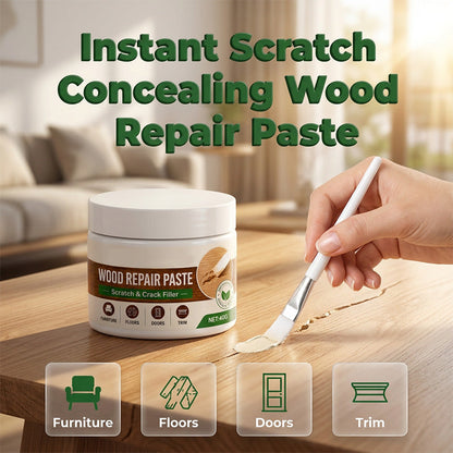 🖌️ No Sanding Needed! Easy Wood Repair Paste with Tool – Just Fill & Done. 🚀
