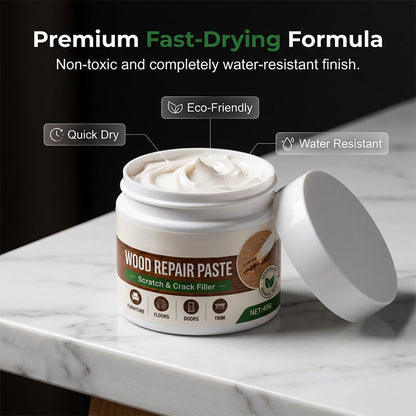 🖌️ No Sanding Needed! Easy Wood Repair Paste with Tool – Just Fill & Done. 🚀