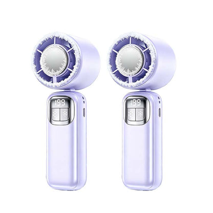🔥⚡ 50K+ SOLD! ❄️ Foldable Handheld Cooling Fan with LED Display