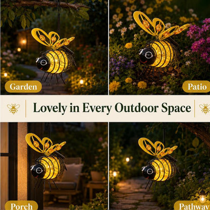 🔥Hot Sale 49% OFF🔥Solar-Powered Hanging Bee Light🐝
