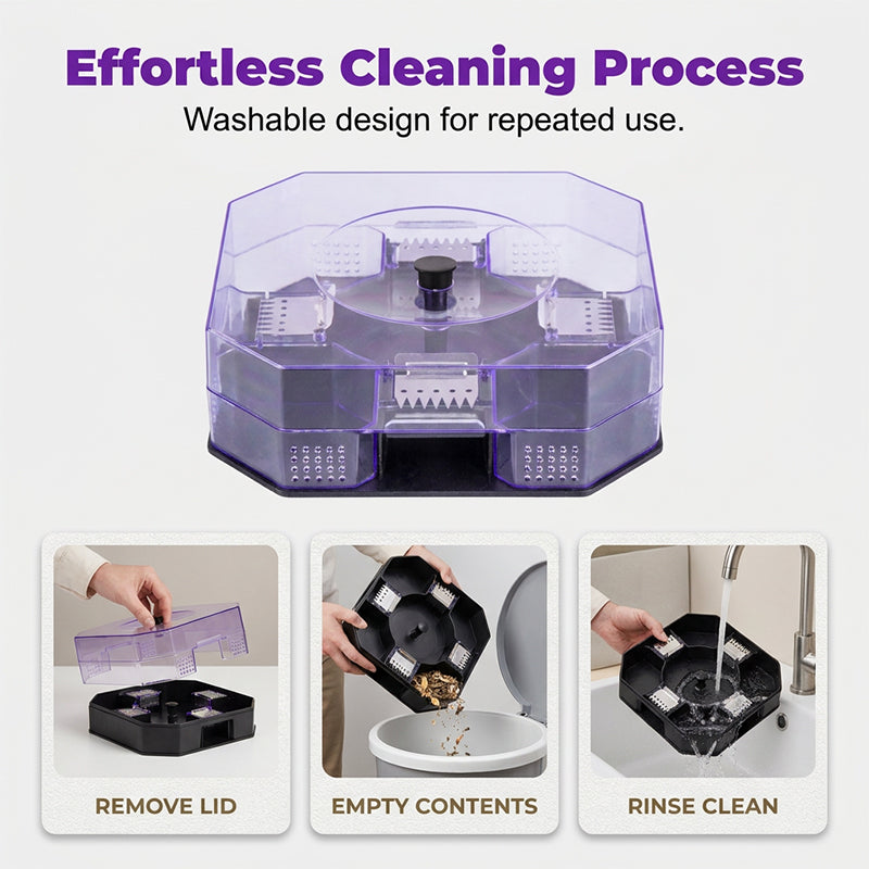 🥳2026 HOT SALE🥳💞50K+ SOLD!♻️🪳49% OFF! Reusable Roach Trap – Physical capture, no toxic sprays. One‑way doors, easy to check & clean. Safe for homes with kids & pets! 🏠✨