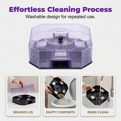 🥳2026 HOT SALE🥳💞50K+ SOLD!♻️🪳49% OFF! Reusable Roach Trap – Physical capture, no toxic sprays. One‑way doors, easy to check & clean. Safe for homes with kids & pets! 🏠✨