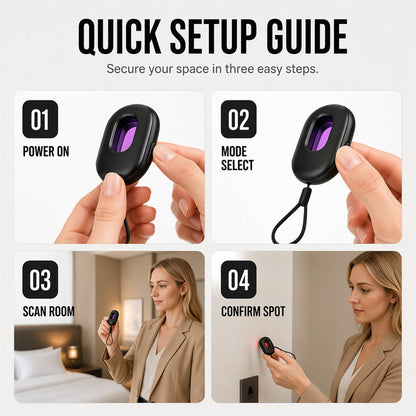 Smart Infrared Camera Detector with LED Flashlight