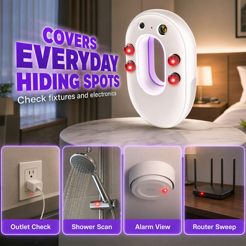 Smart Infrared Camera Detector with LED Flashlight
