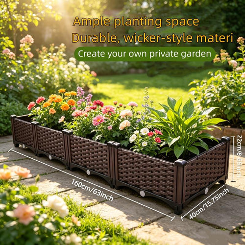 🌱 DIY Raised Garden Bed Planter – Build Your Perfect Growing Space💧