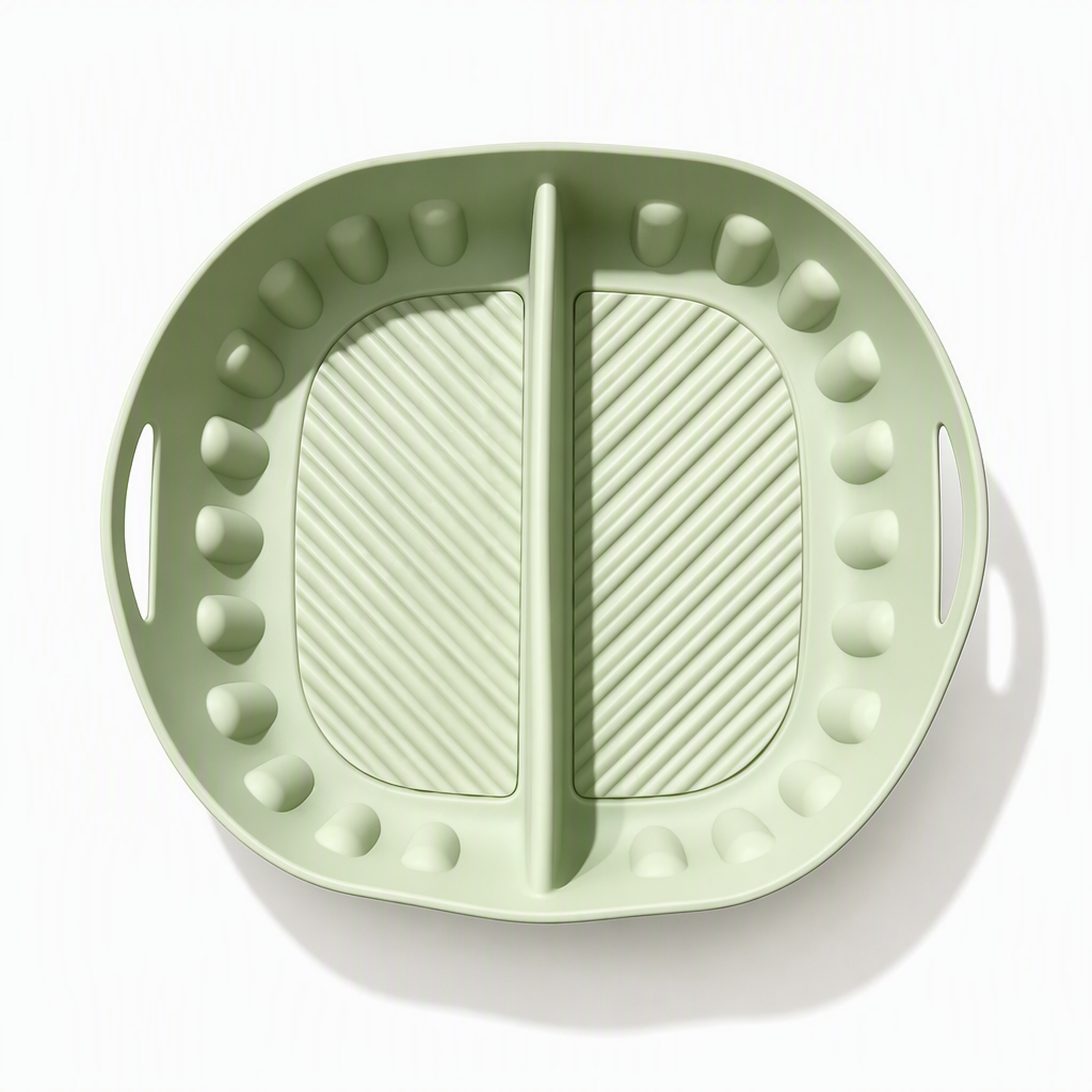 🔥 Limited-Time 50% OFF —Reusable Divided Air Fryer Silicone Liner
