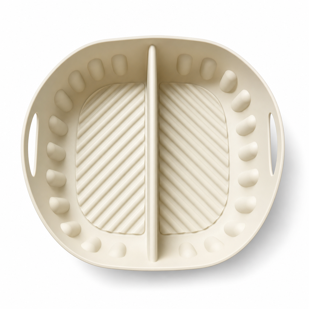 🔥 Limited-Time 50% OFF —Reusable Divided Air Fryer Silicone Liner