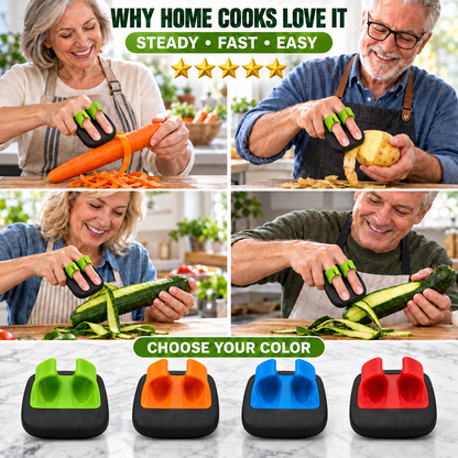 🥕 BUY 1 GET 1 FREE! ✌️ Two-Finger Vegetable Peeler – Handy, Compact, Easy To Store 🥒