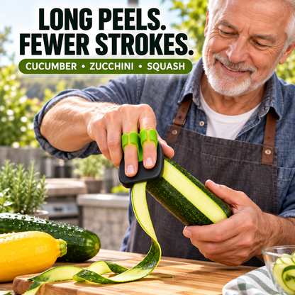 🥕 BUY 1 GET 1 FREE! ✌️ Two-Finger Vegetable Peeler – Handy, Compact, Easy To Store 🥒
