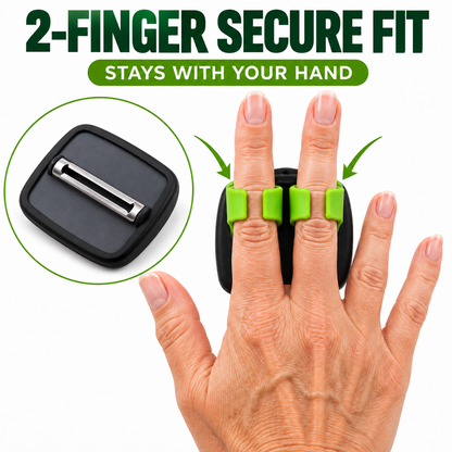 🥕 BUY 1 GET 1 FREE! ✌️ Two-Finger Vegetable Peeler – Handy, Compact, Easy To Store 🥒
