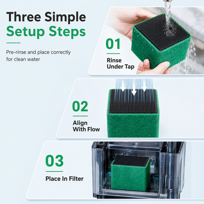 🔥Hot Sale 50% OFF🔥Activated Carbon Filter Cube for Aquarium Water Purification
