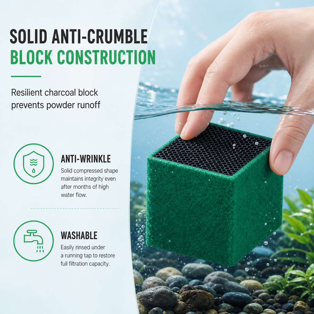 🔥Hot Sale 50% OFF🔥Activated Carbon Filter Cube for Aquarium Water Purification