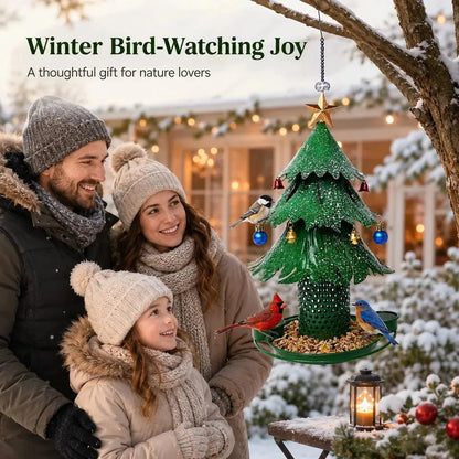 Christmas Tree Bird Feeder with Snowy Bells – product image 4