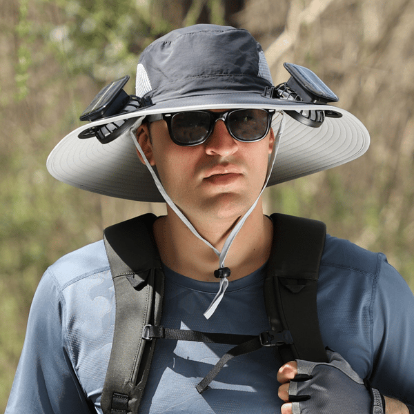 Hot Sale🔥2026 New Ultralight Solar Fan Sun Hat