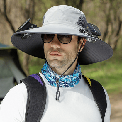 Hot Sale🔥2026 New Ultralight Solar Fan Sun Hat